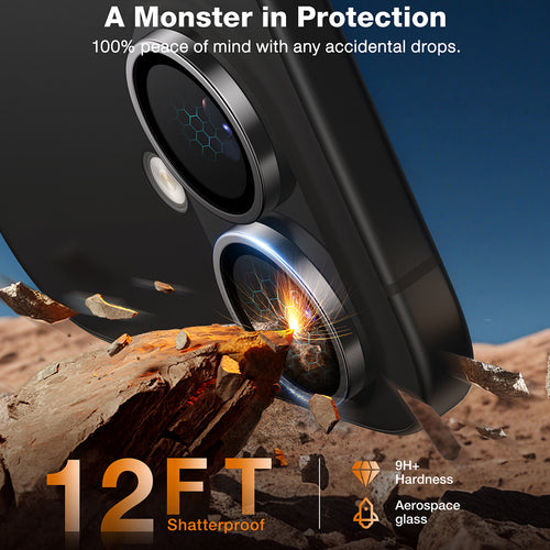 Folie de protectie pentru iPhone 16, Torras Lensguard Camera Protector