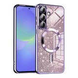 Husa pentru Samsung Galaxy A36 5G, Techsuit Lux Glitter MagSafe -Samsung Galaxy A36 5G / A56 5G, bleu