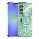 Husa pentru Samsung Galaxy A36 5G, Techsuit Lux Glitter MagSafe -Samsung Galaxy A36 5G / A56 5G, bleu