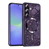 Husa pentru Samsung Galaxy A36 5G, Techsuit Lux Glitter MagSafe, albastru