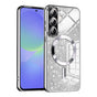 Husa pentru Samsung Galaxy A36 5G, Techsuit Lux Glitter MagSafe, argintiu