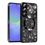 Husa pentru Samsung Galaxy A36 5G, Techsuit Lux Glitter MagSafe, argintiu