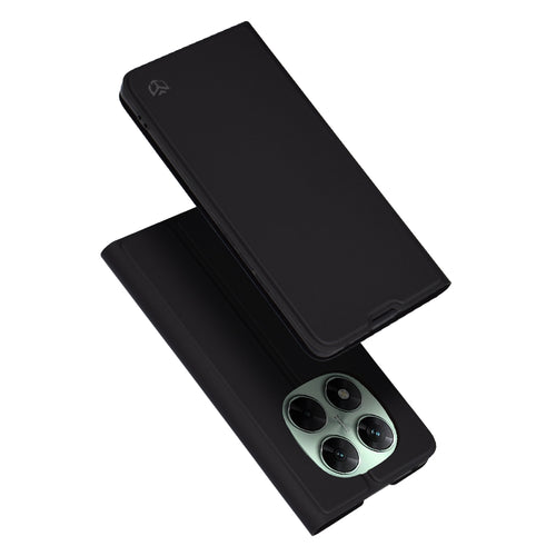 Husa pentru Xiaomi Redmi Note 14 Pro+ 5G, Techsuit Magskin Book, negru
