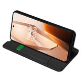 Husa pentru OnePlus 13R, Techsuit Magskin Book, negru