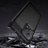 Husa pentru Xiaomi Redmi Note 12 5G, Techsuit Carbon Silicone, albastru