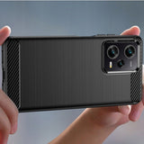 Husa pentru Xiaomi Redmi Note 12 Pro 5G, Techsuit Carbon Silicone, albastru