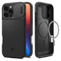 Husa pentru iPhone 16 Pro Max, Spigen Optik Armor MagSafe (ACS08015), negru