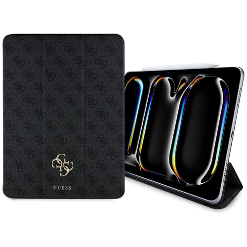 Husa tableta pentru iPad Pro 13 (2024), Guess Magnetic 4G Big Logo (GUFC13PM24PS4SGK), negru