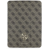 Husa tableta pentru iPad Pro 11 (2024), Guess Magnetic 4G Big Logo (GUFC11PM24PS4SGW), maro