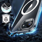 Husa pentru iPhone 16e, ESR Classic Hybrid HaloLock, negru