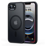 Husa pentru iPhone 16e, ESR Classic Hybrid HaloLock, negru frost