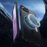 Husa pentru iPhone 16e, ESR Classic Hybrid HaloLock, negru frost