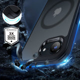 Husa pentru iPhone 16e, ESR Classic Hybrid HaloLock, negru frost