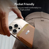 Portofel ESR Premium Wallet Classic Geo MagSafe (2K64402), maro