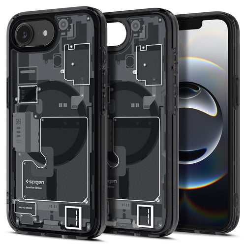 Husa pentru iPhone 16e, Spigen Ultra Hybrid Zero One MagSafe (ACS09141), negru