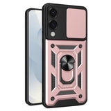 Husa pentru Samsung Galaxy S25 Edge, Techsuit CamShield Series, roz