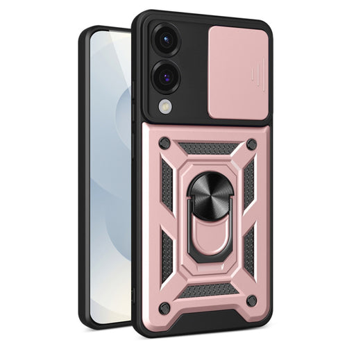 Husa pentru Samsung Galaxy S25 Edge, Techsuit CamShield Series, roz