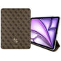 Husa tableta pentru iPad Air 13 (2024), Guess Magnetic 4G Big Logo (GUFC13RM24PS4SGW), maro