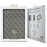 Husa tableta pentru iPad Air 13 (2024), Guess Magnetic 4G Big Logo (GUFC13RM24PS4SGW), maro