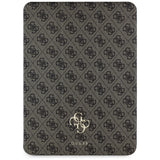 Husa tableta pentru iPad Air 13 (2024), Guess Magnetic 4G Big Logo (GUFC13RM24PS4SGW), maro