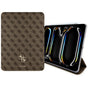 Husa tableta pentru iPad Pro 11 (2024), Guess Magnetic 4G Big Logo (GUFC11PM24PS4SGW), maro