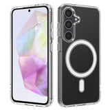 Husa pentru Samsung Galaxy A35 5G, Techsuit MagSafe Pro, transparenta