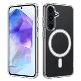 Husa pentru Samsung Galaxy A55 5G, Techsuit MagSafe Pro, transparenta