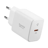 Incarcator retea Spigen Essential EE201EU (ACH08701), Type-C, GaN, Incarcare rapida, PD20W, Quantum Boost, alb
