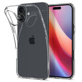 Husa pentru iPhone 16 Plus, Spigen Liquid Crystal (ACS08064), transparenta