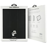 Husa tableta pentru iPad Air 13 (2024), Karl Lagerfeld Saffiano Magnetic Karl &Choupette (KLFC13RM24SAKCK), negru