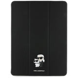 Husa tableta pentru iPad Pro 13 (2024), Karl Lagerfeld Saffiano Magnetic Karl &Choupette (KLFC13PM24SAKCK), negru