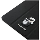 Husa tableta pentru iPad Air 11 (2024), Karl Lagerfeld Saffiano Magnetic Karl &Choupette (KLFC11RM24SAKCK), negru
