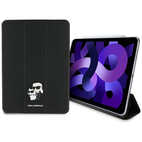 Husa tableta pentru iPad Air 11 (2024), Karl Lagerfeld Saffiano Magnetic Karl &Choupette (KLFC11RM24SAKCK), negru