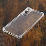 Husa pentru Samsung Galaxy S25 Edge, Techsuit Shockproof Clear Silicone, transparenta