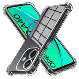 Husa pentru OPPO A40 4G, Techsuit Shockproof Clear Silicone, transparenta