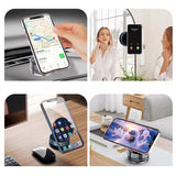 Suport auto Techsuit Premium cu Incarcare Wireless ChargeMagX (HOLD253), N52 Magnets, Powerful Ventuza, Bord, negru