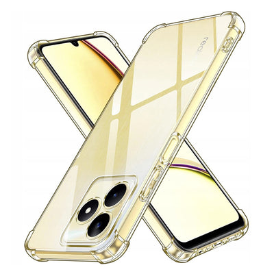 Husa pentru Realme C51, Techsuit Shockproof Clear Silicone, transparenta