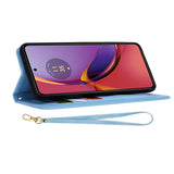 Husa pentru Motorola Moto G84, Techsuit FlipCraft, bleu