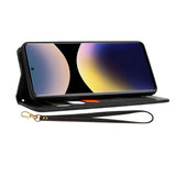 Husa pentru Xiaomi Redmi Note 14 Pro 4G, Techsuit FlipCraft, negru
