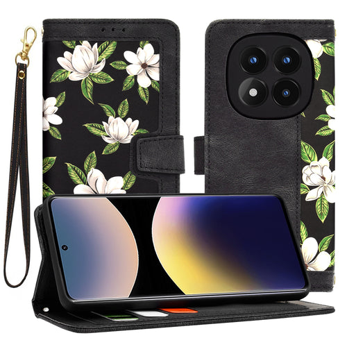 Husa pentru Xiaomi Redmi Note 14 Pro 4G, Techsuit FlipCraft, negru