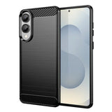 Husa pentru Samsung Galaxy S25 Edge, Techsuit Carbon Silicone, albastru