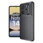 Husa pentru Xiaomi Redmi Note 14 4G (Regional), Techsuit CarbonFiber, negru