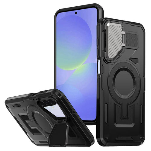 Husa pentru Samsung Galaxy A36 5G, Techsuit CamVault MagSafe, negru