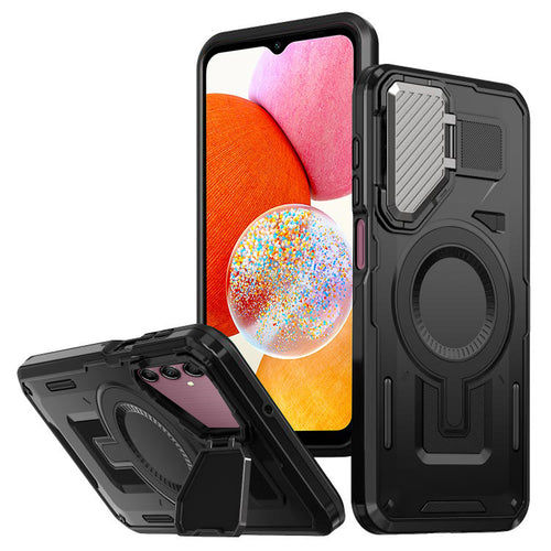 Husa pentru Samsung Galaxy A14 5G, Techsuit CamVault MagSafe, negru