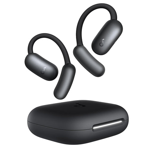 Casti wireless Anker SoundCore AeroFit 2 (A3874G11), pentru Sport, cu Microphone, Bluetooth, Rezistent la apa, Hi-Res, negru