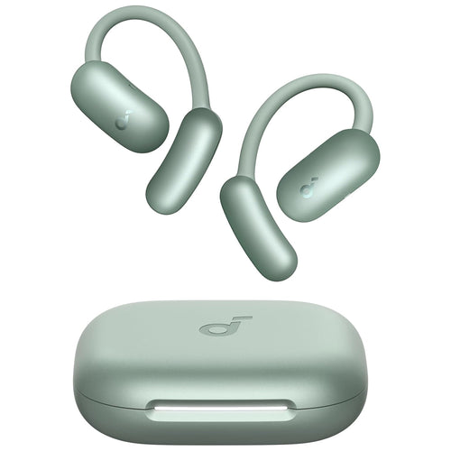 Casti wireless Anker SoundCore AeroFit 2 (A3874G61), pentru Sport, cu Microphone, Bluetooth, Rezistent la apa, Hi-Res, verde