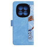 Husa pentru Xiaomi Redmi Note 14 Pro+ 5G, Techsuit FlipCraft, bleu