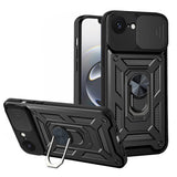 Husa pentru iPhone 16e, Techsuit CamShield Series, albastru