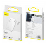 Dispozitiv anti-pierdere Baseus Object Finder T2 (ZLFDQT2-02), Anti-lost Device cu Lanyard, Alerts, 75mAh, 90dB, Android / iOS, 37x25x6mm, alb