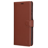 Husa pentru OnePlus 13R, Techsuit Leather Folio, maro